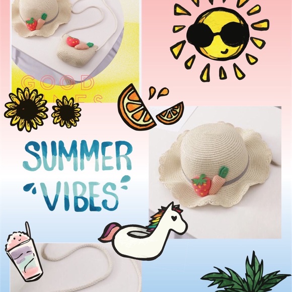 Girl/Child/Toddler Hat & Matching Shoulder Purse - Picture 5 of 6